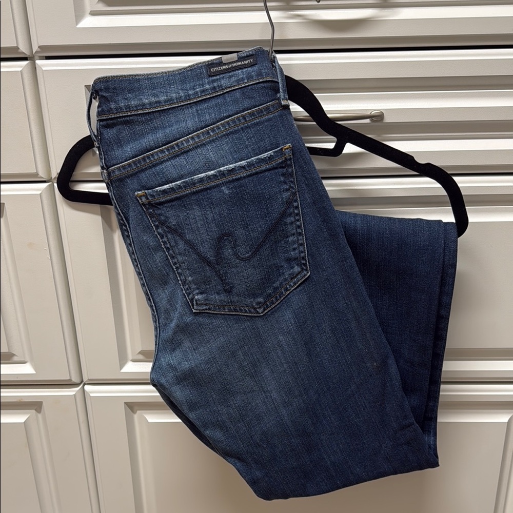 Citizens Of Humanity Blue Straight Leg Jeans